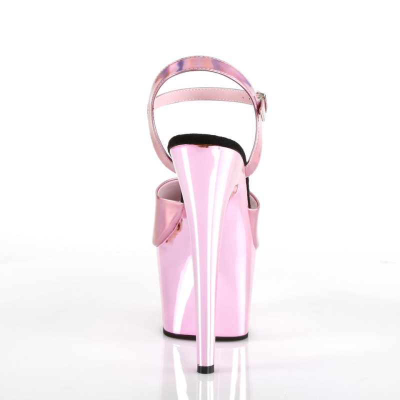 Pleaser Adore-709HGCH Plateau High Heels Damen Rosa | ZTOKWAPNK