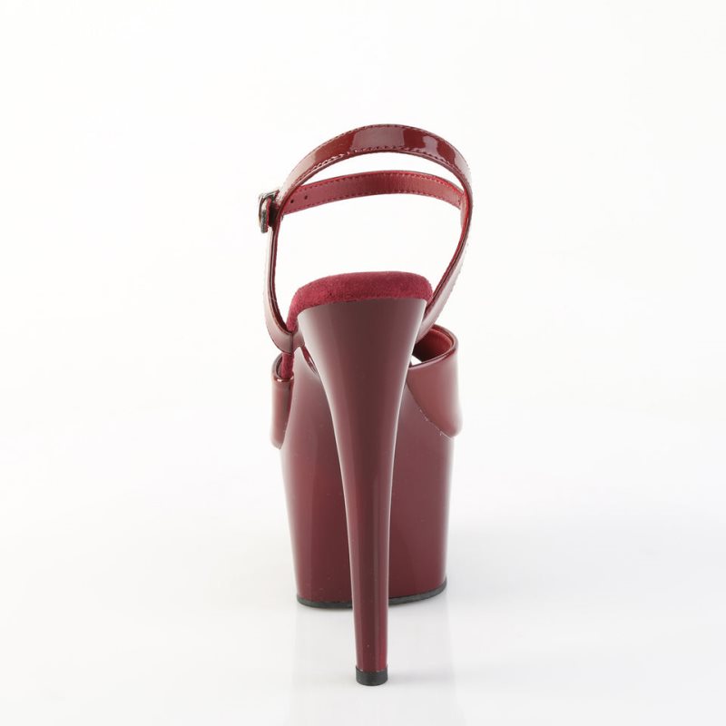 Pleaser Adore-709 Plateau High Heels Damen Bordeaux | FBHEFGRNS