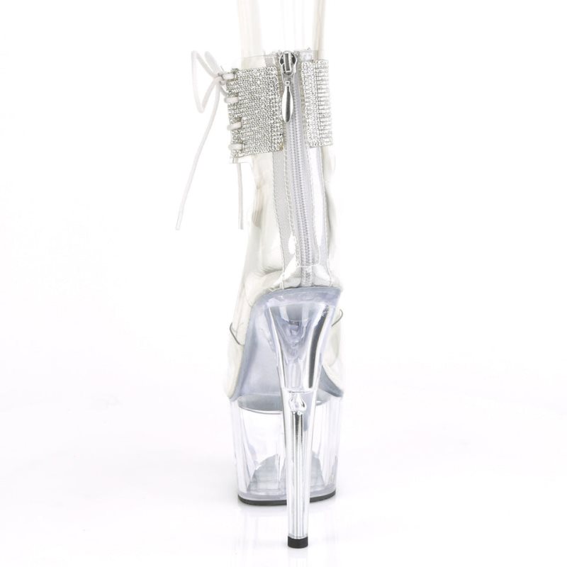 Pleaser Adore-724RS Plateau High Heels Damen Clear | MDOLNFRMH