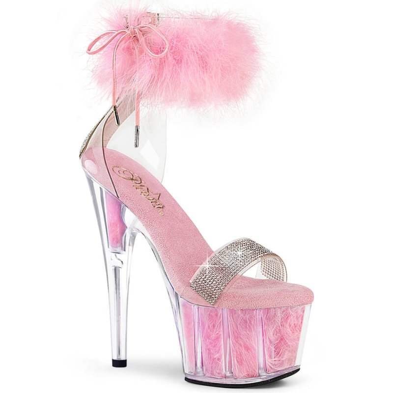 Pleaser Adore-727F Plateau High Heels Damen Rosa | BHLVYXINP