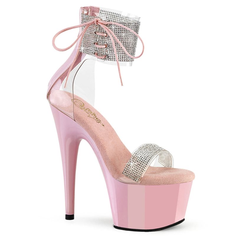 Pleaser Adore-727RS Plateau High Heels Damen Rosa | WUREBXYGV