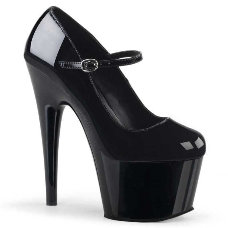 Pleaser Adore-787 Pumps Damen Schwarz | ZUPXDVMGI