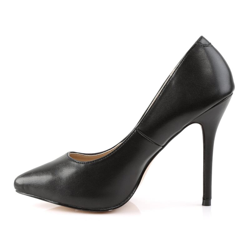 Pleaser Amuse-20 Vegan Leather Pumps Damen Schwarz | IUFWUKFGP