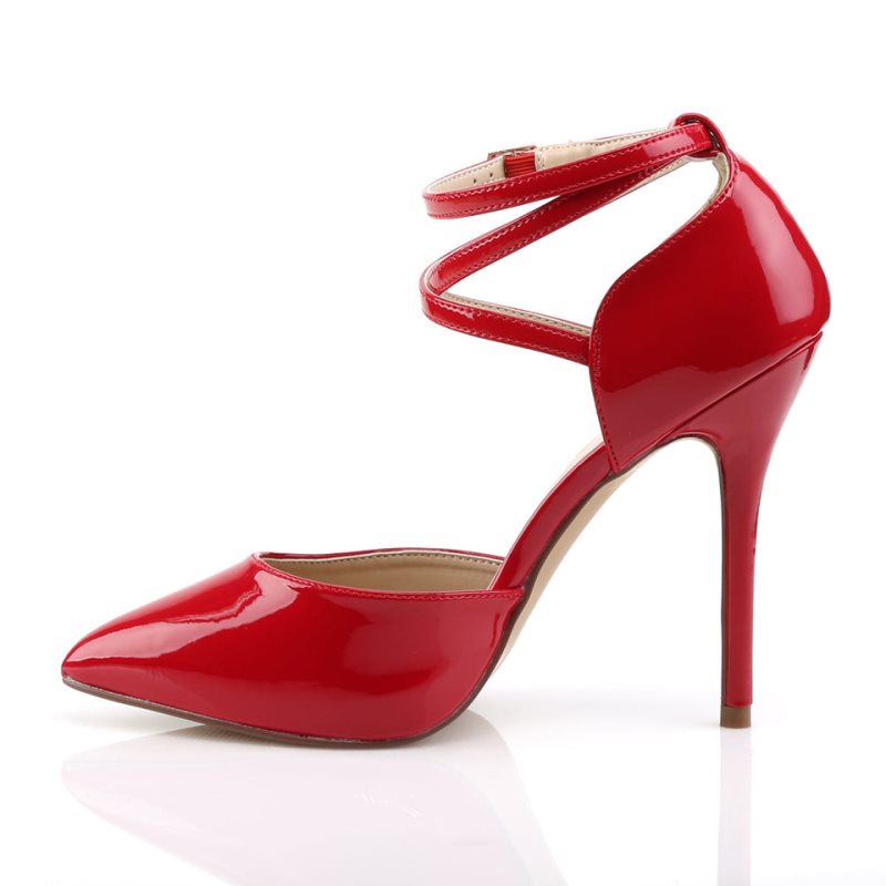 Pleaser Amuse-25 Pumps Damen Rot | OTWYUMSVK