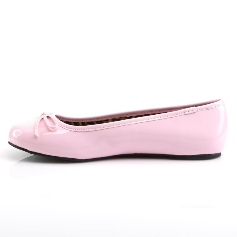 Pleaser Anna-01 Ballerinas Damen Rosa | QDHFFBSCI