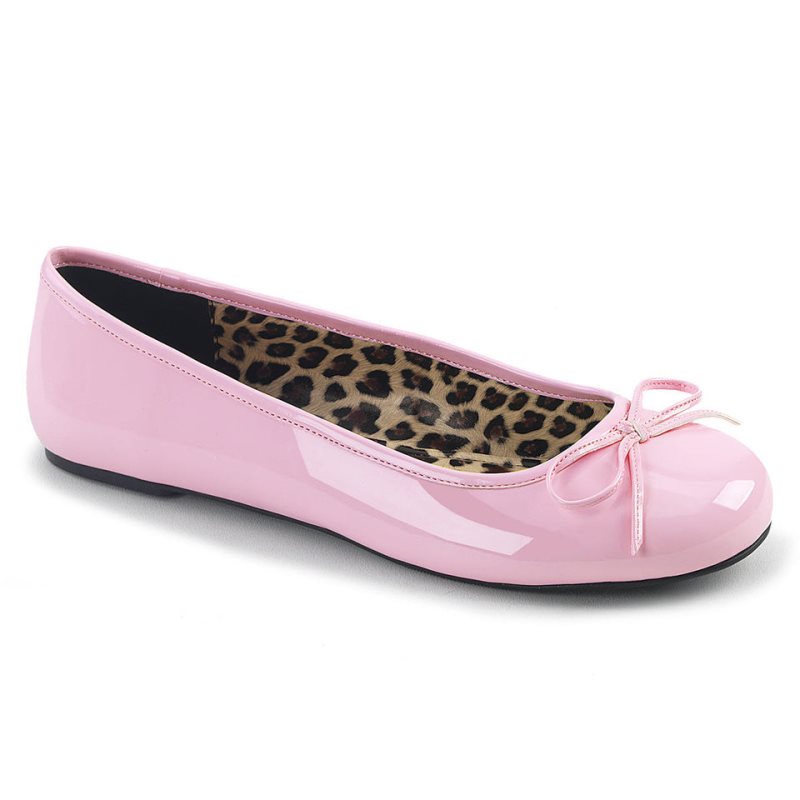 Pleaser Anna-01 Ballerinas Damen Rosa | QDHFFBSCI