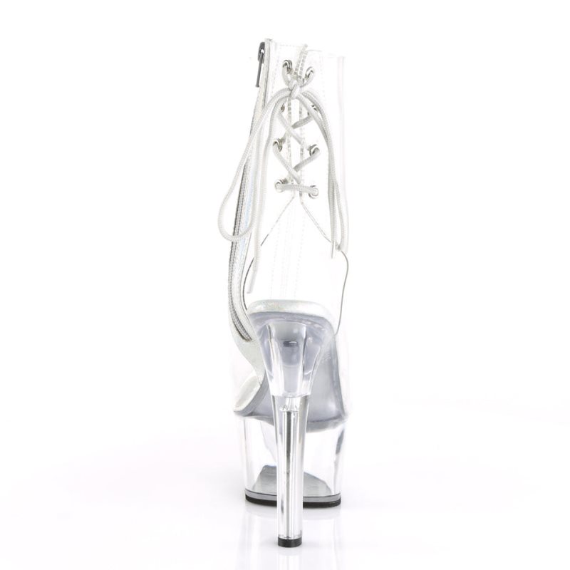 Pleaser Aspire-1018C Stiefel Damen Clear | OVFKPBCQS