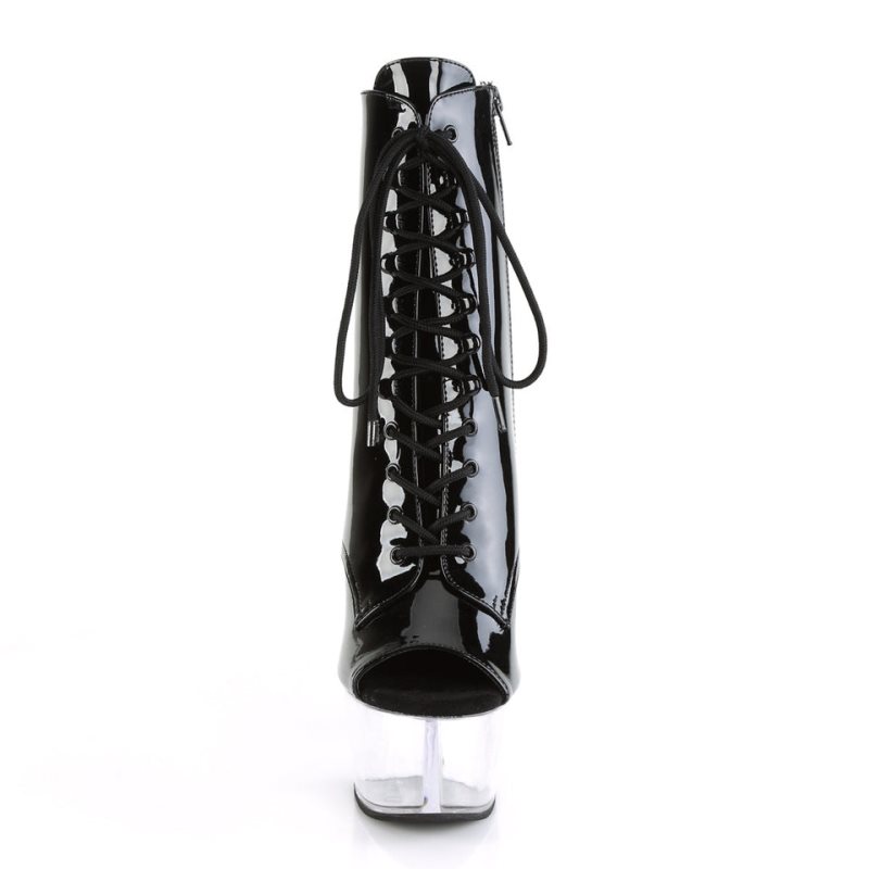 Pleaser Aspire-1021 Stiefel Damen Schwarz | ACOIYLXQO