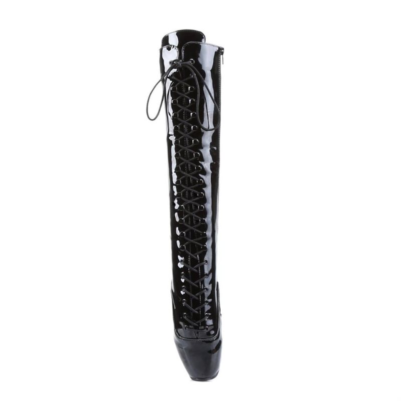 Pleaser Ballet-2020 Kniehohe Stiefel Damen Schwarz | HGUZANWZF