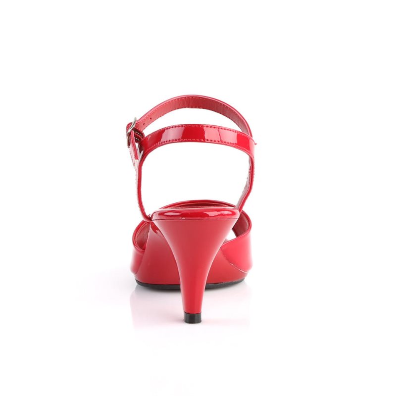 Pleaser Belle-309 Highheels Damen Rot | IOYROSWTZ