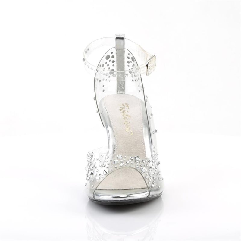 Pleaser Belle-330RS Highheels Damen Clear | ZVQFQLNFC