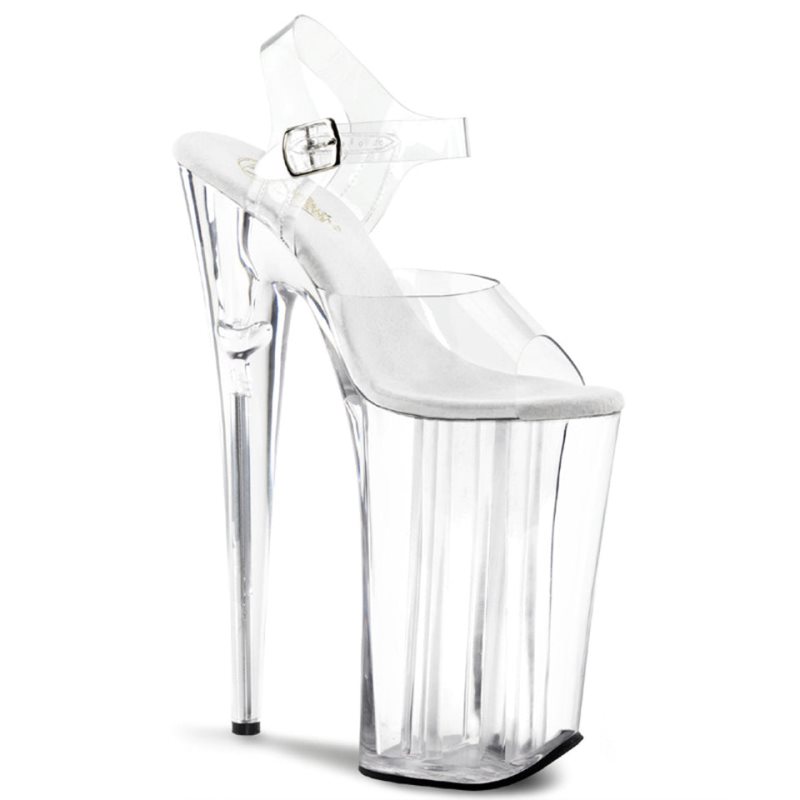 Pleaser Beyond-008 Plateau High Heels Damen Clear | OTPLCOXHV