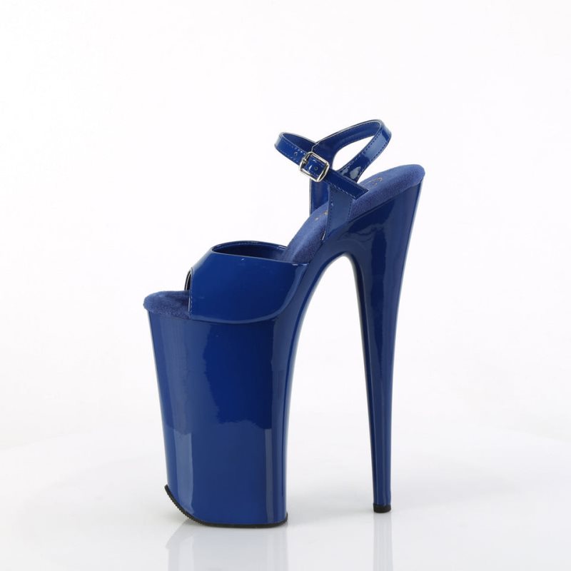 Pleaser Beyond-009 Plateau High Heels Damen Blau | FYNPORLIC