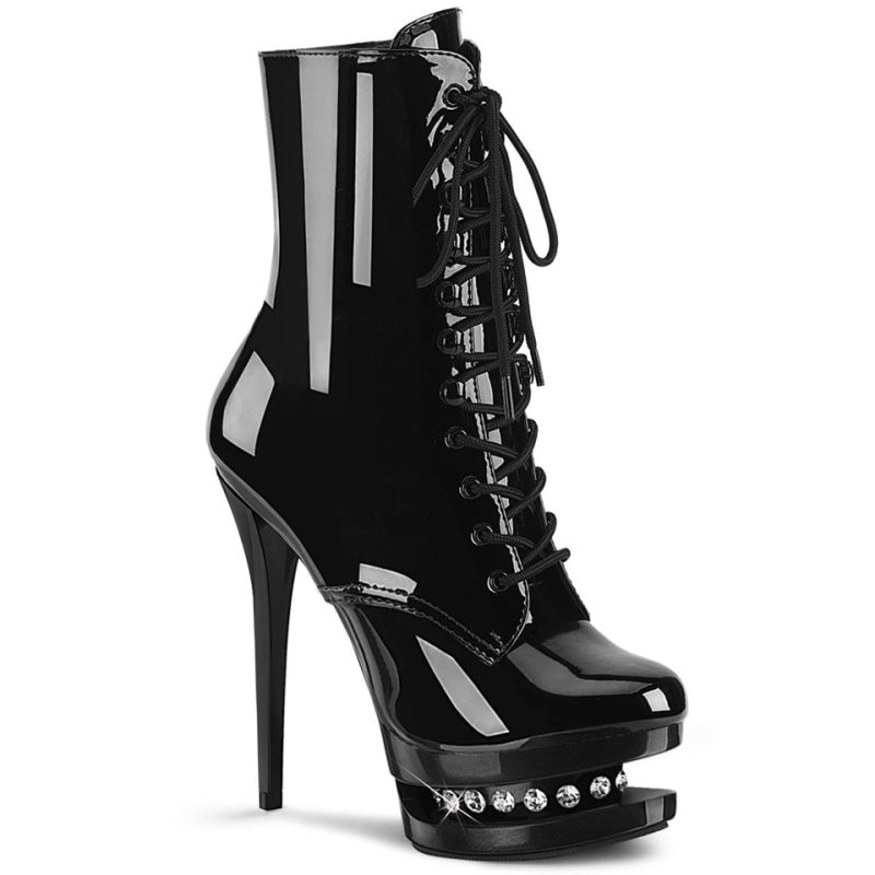 Pleaser Blondie-R-1020 Stiefel Damen Schwarz | AYIQTXUOL