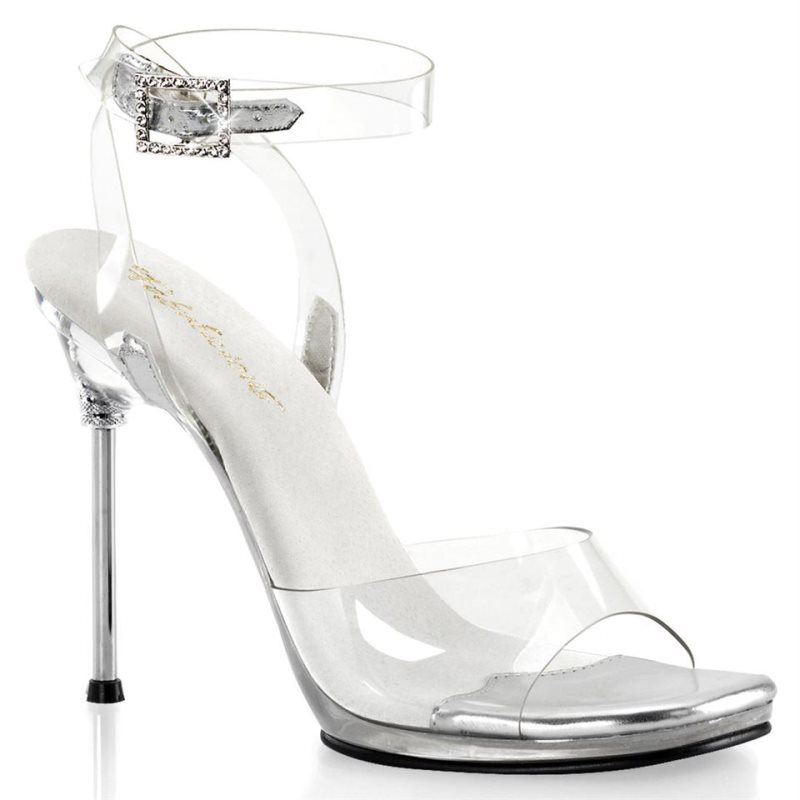 Pleaser Chic-06 Highheels Damen Clear | POYCYPDQF