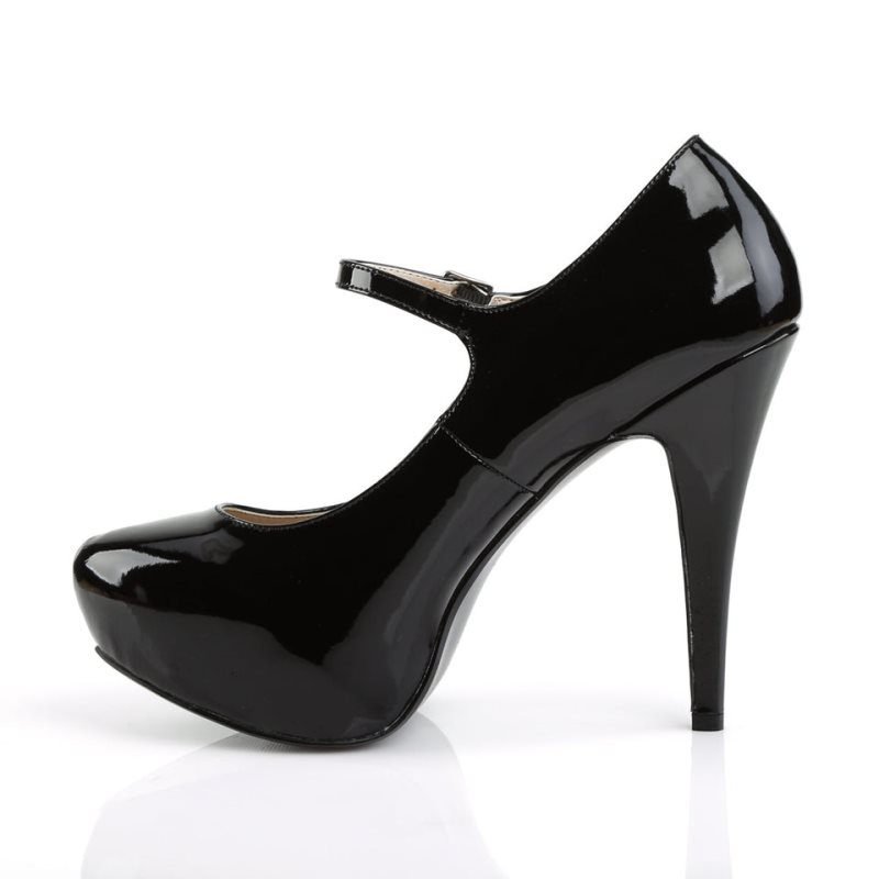 Pleaser Chloe-02 Pumps Damen Schwarz | OZBFQUXHP