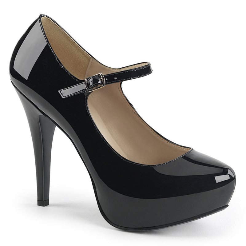 Pleaser Chloe-02 Pumps Damen Schwarz | OZBFQUXHP