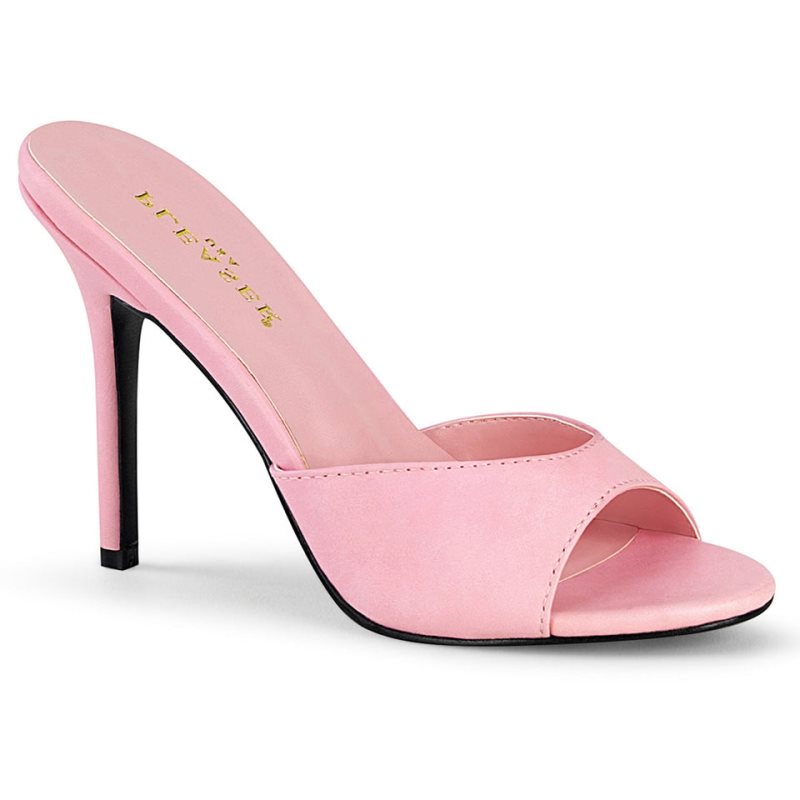 Pleaser Classique-01 Pantoletten Damen Rosa | WTEZCHJLF