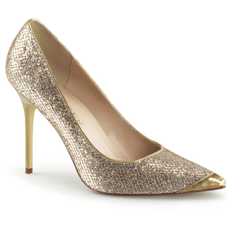 Pleaser Classique-20 Pumps Damen Gold | QMUVMWBSE