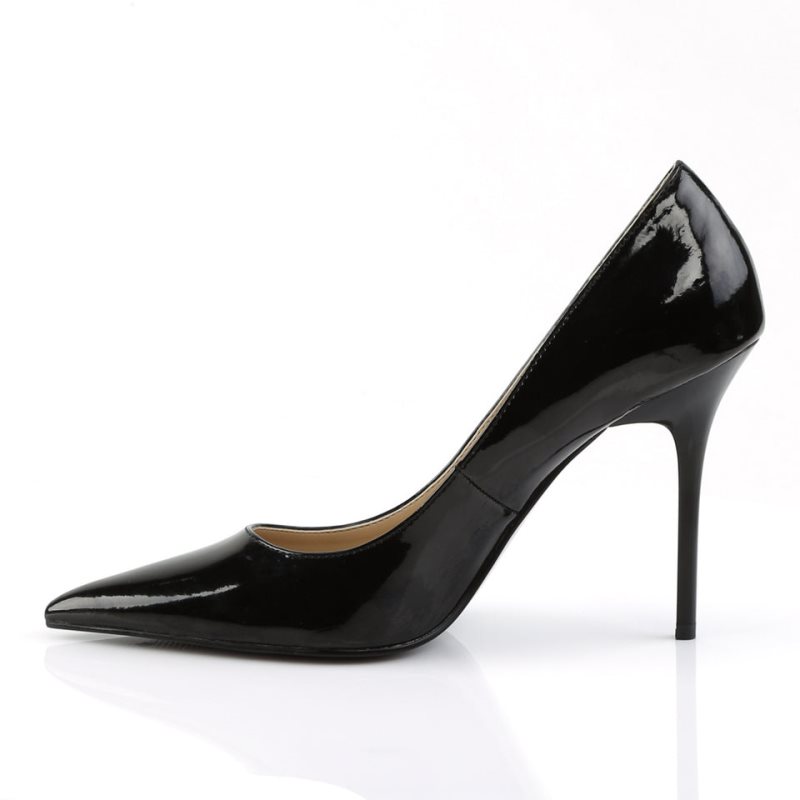 Pleaser Classique-20 Pumps Damen Schwarz | FNJVYUNDZ