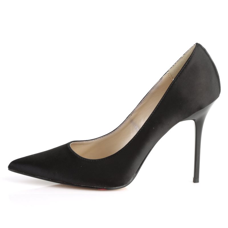 Pleaser Classique-20 Pumps Damen Schwarz | YKEHHJDBX