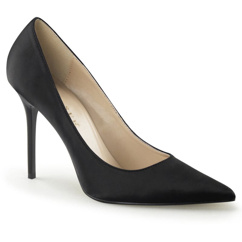 Pleaser Classique-20 Pumps Damen Schwarz | YKEHHJDBX