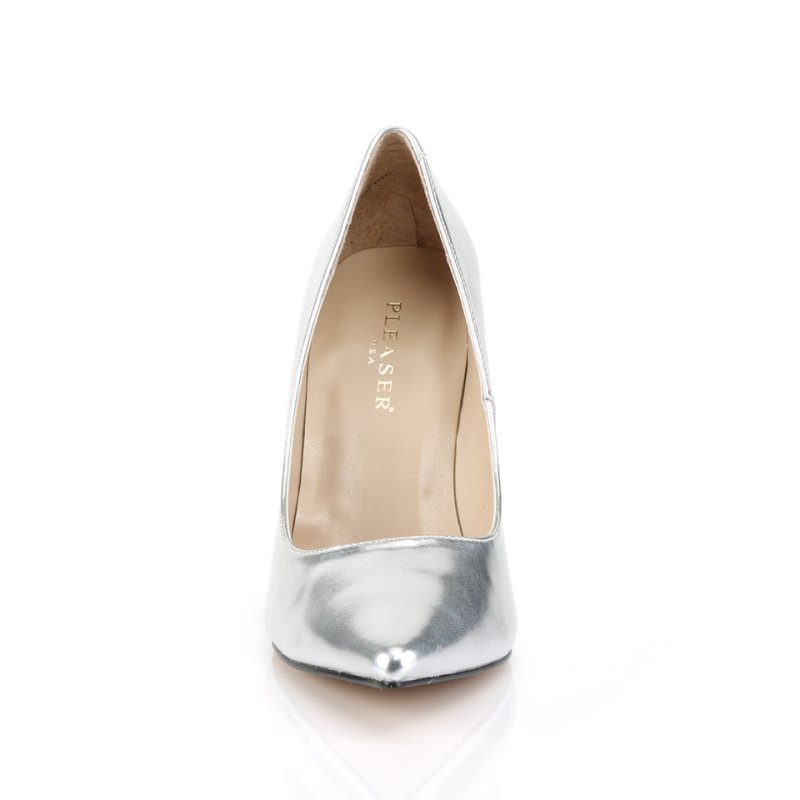 Pleaser Classique-20 Pumps Damen Silber Metal | YOAFJLZWB