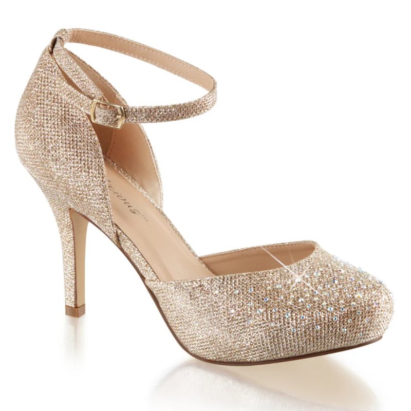 Pleaser Covet-03 Pumps Damen Beige | QAKIIXZAJ