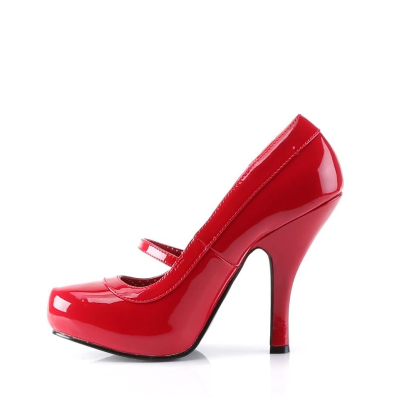 Pleaser Cutiepie-02 Pumps Damen Rot | EDAUYPKWS