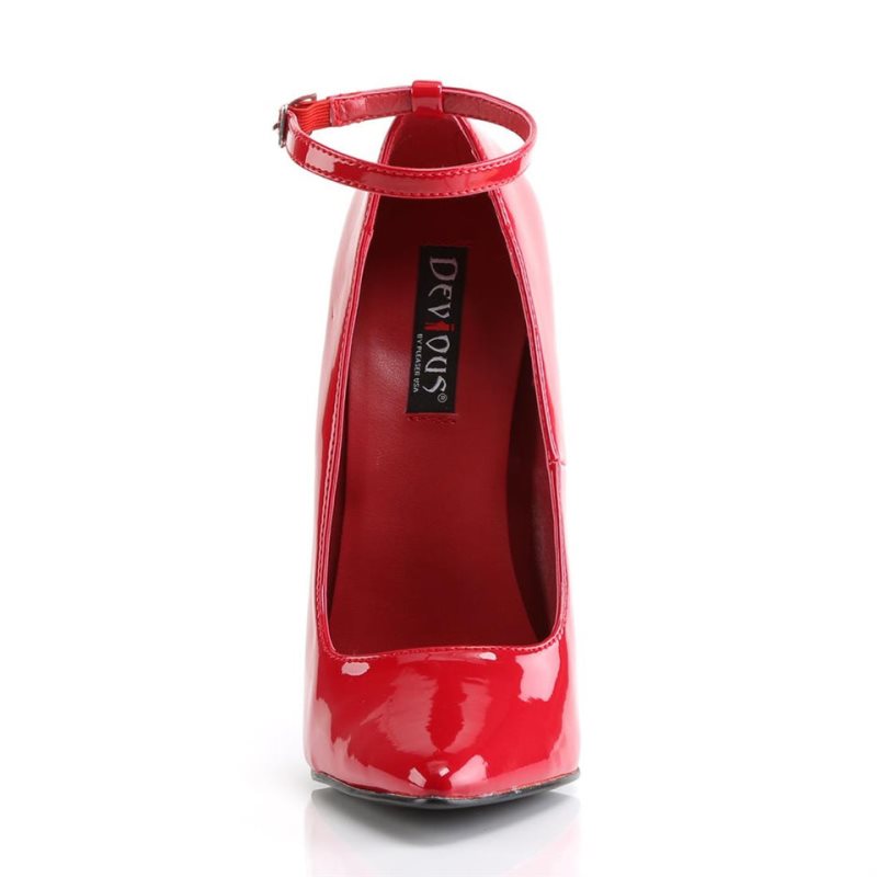 Pleaser Dagger-12 Pumps Damen Rot | LOTQPGSBZ