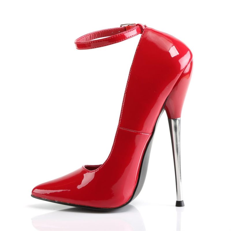 Pleaser Dagger-12 Pumps Damen Rot | LOTQPGSBZ