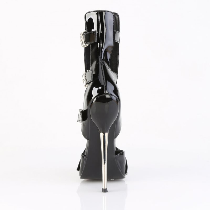 Pleaser Dagger-15 Stiefel Damen Schwarz | YABTJPXTQ