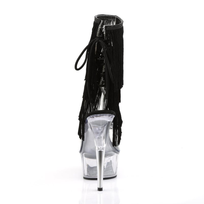 Pleaser Delight-1017TF Stiefel Damen Clear | MZKQSGYZV