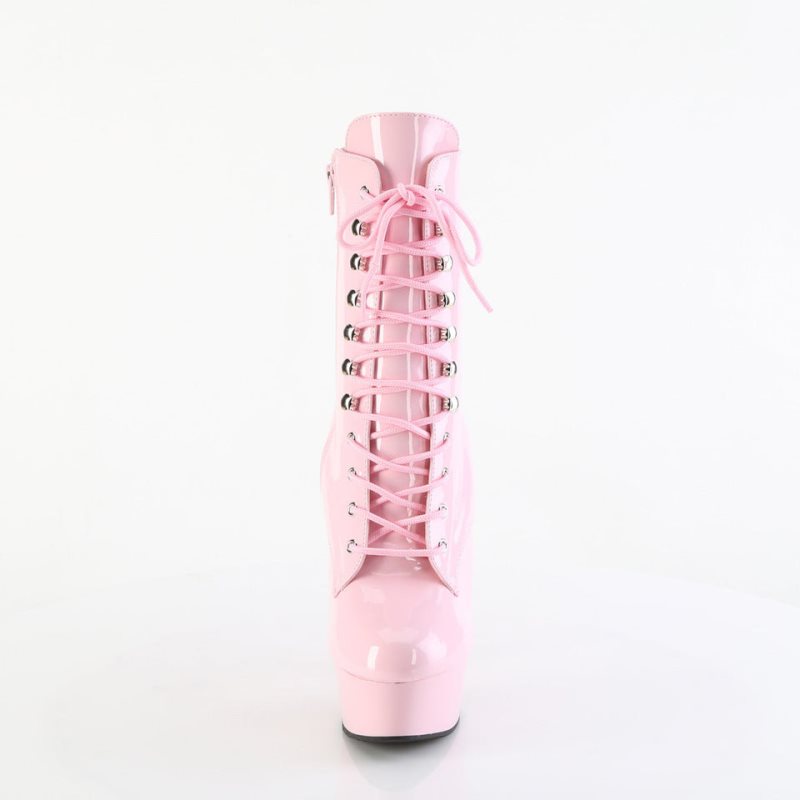 Pleaser Delight-1020 Stiefel Damen Rosa | WZXLYLKZR