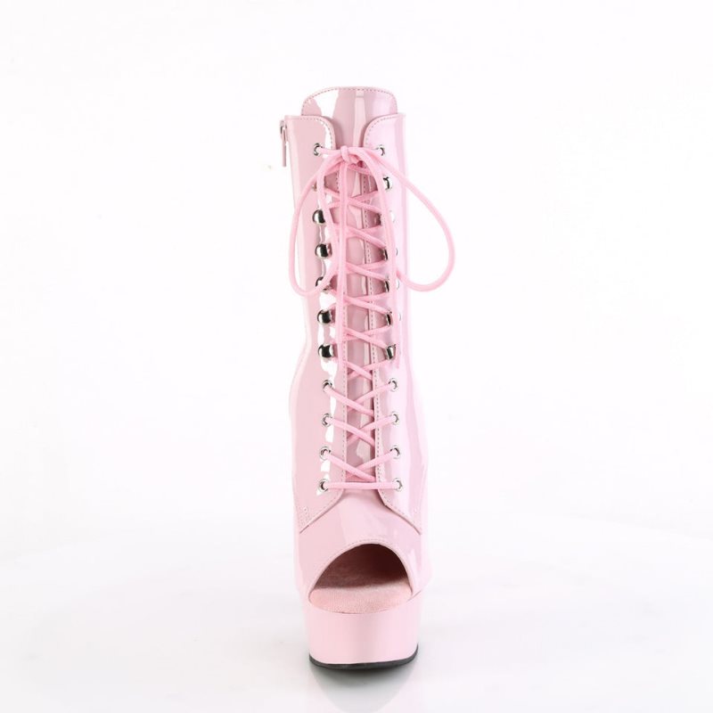 Pleaser Delight-1021 Stiefel Damen Rosa | WRFPVBHZP