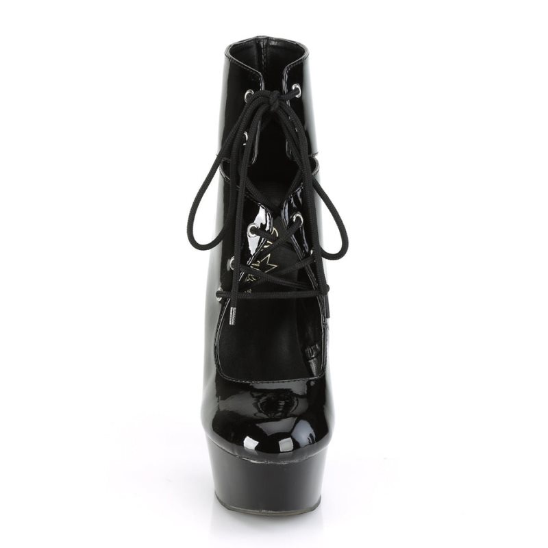 Pleaser Delight-600-22 Stiefel Damen Schwarz | BXYWMOZIV