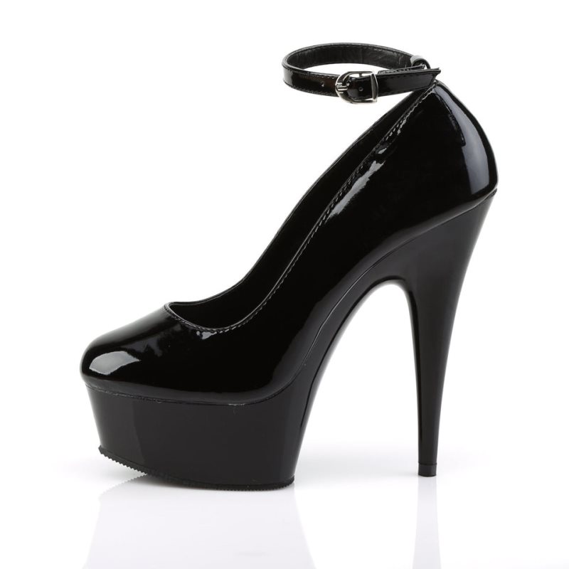 Pleaser Delight-686 Pumps Damen Schwarz | JTQEJVKPZ