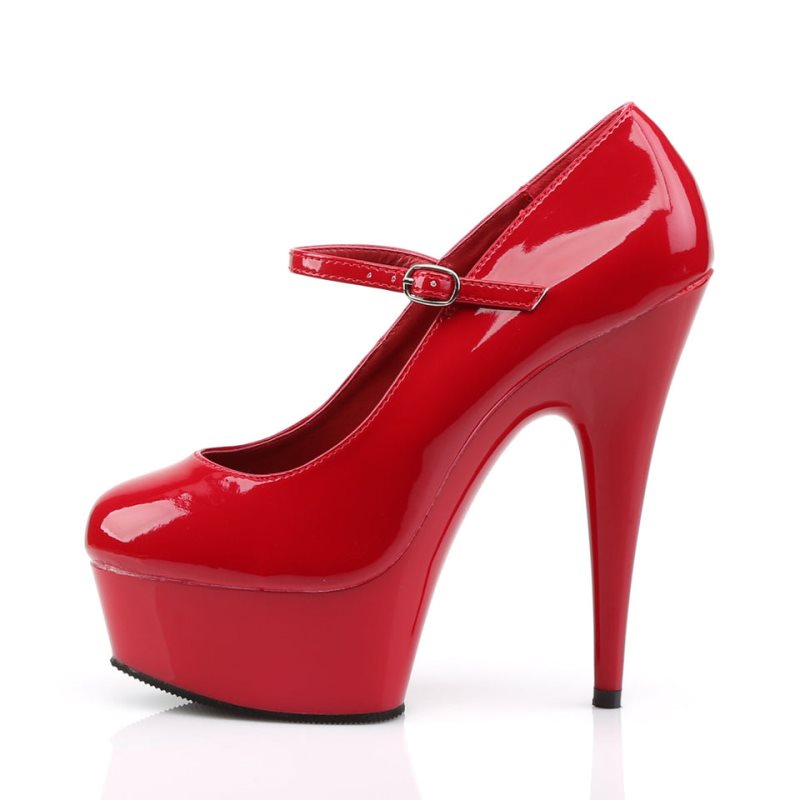 Pleaser Delight-687 Pumps Damen Rot | EZMGAYVDO