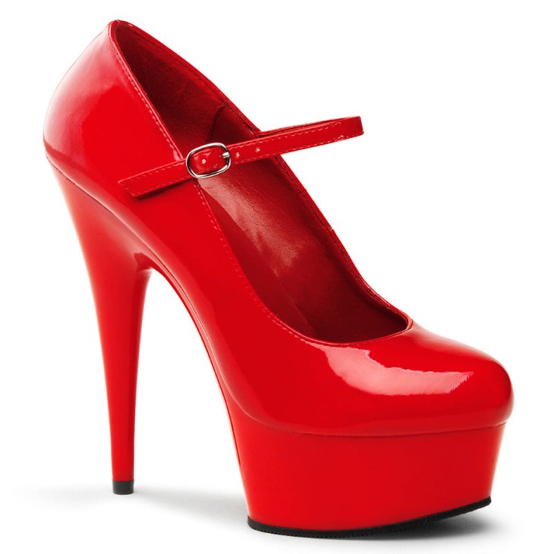 Pleaser Delight-687 Pumps Damen Rot | EZMGAYVDO