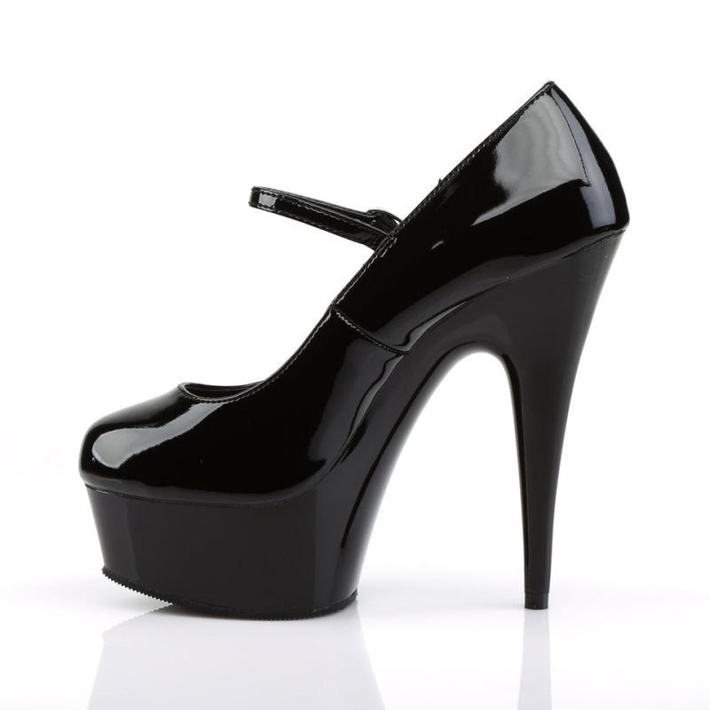 Pleaser Delight-687 Pumps Damen Schwarz | KFTGYELQW