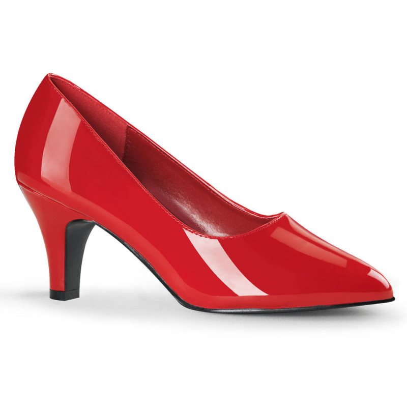 Pleaser Divine-420 Pumps Damen Rot | JGAITWQBP