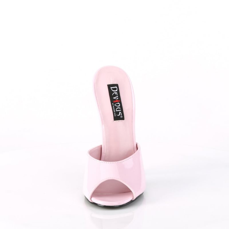 Pleaser Domina-101 Mules Damen Rosa | HLOXOVZBL