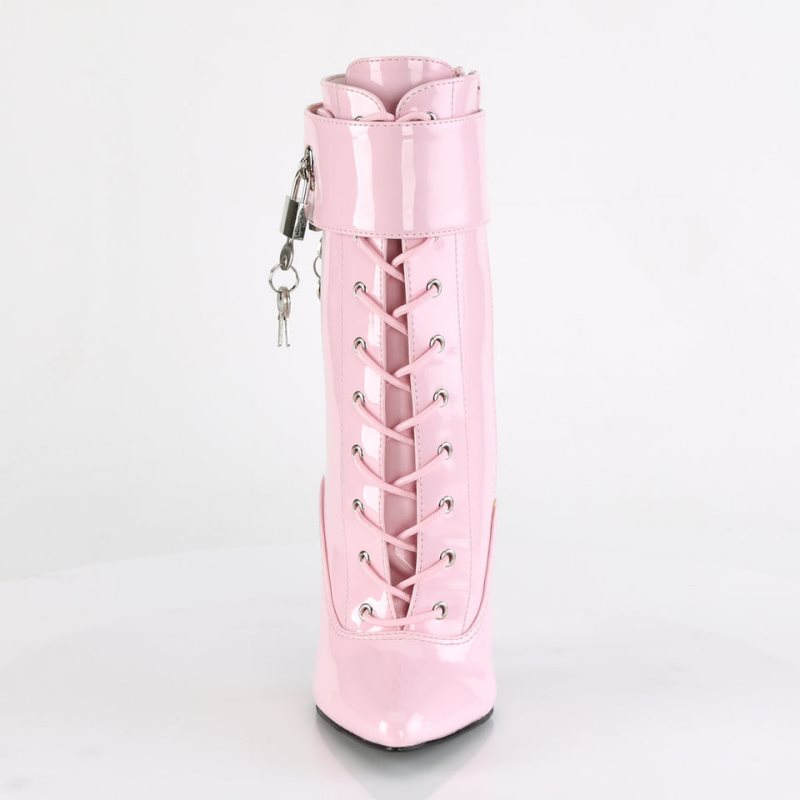 Pleaser Domina-1023 Stiefel Damen Rosa | YAOIZXPVK