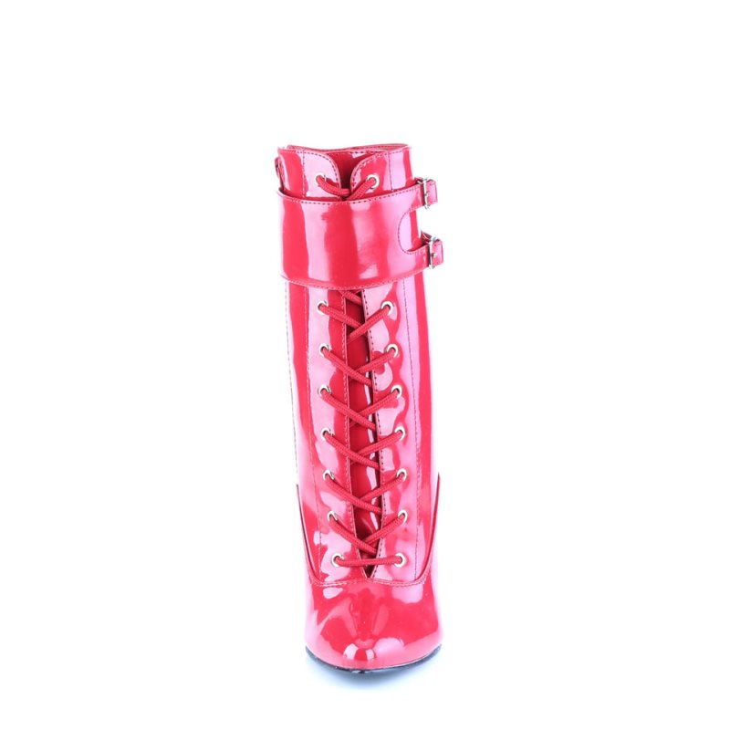 Pleaser Domina-1023 Stiefel Damen Rot | RVNPBQZVW