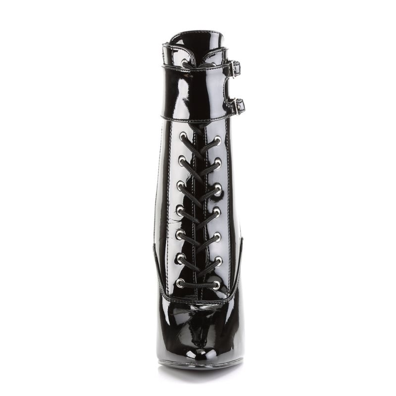 Pleaser Domina-1023 Stiefel Damen Schwarz | KURIAUCVK