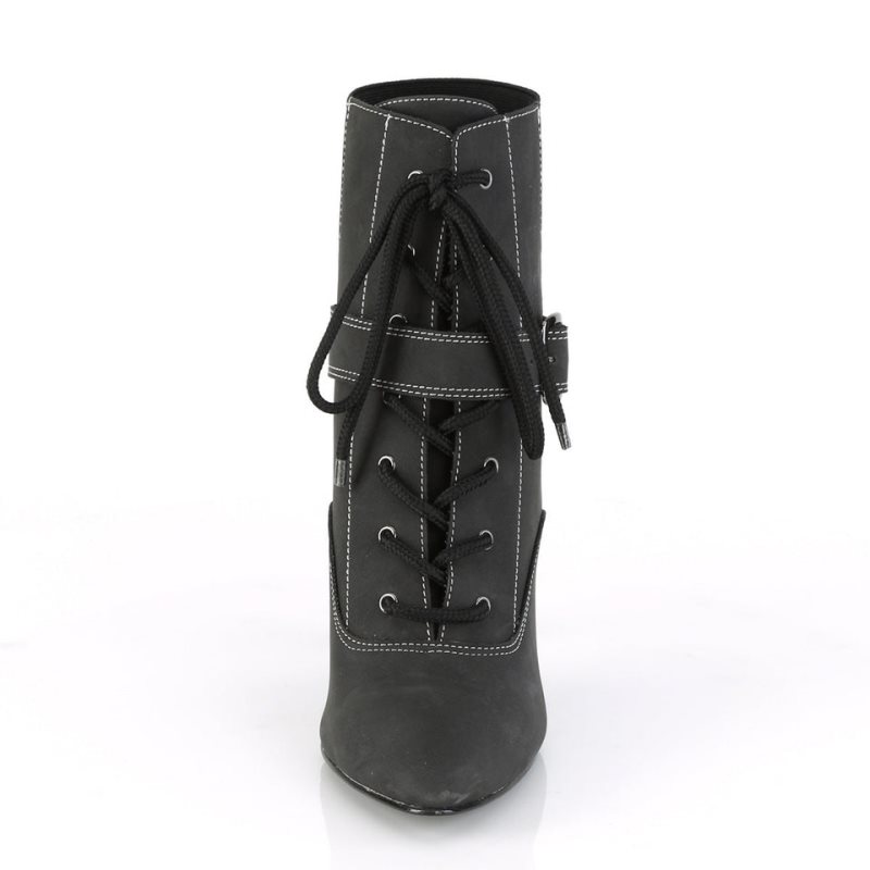 Pleaser Dream-1022 Vegan Leather Stiefel Damen Schwarz | RVKWBCKAI