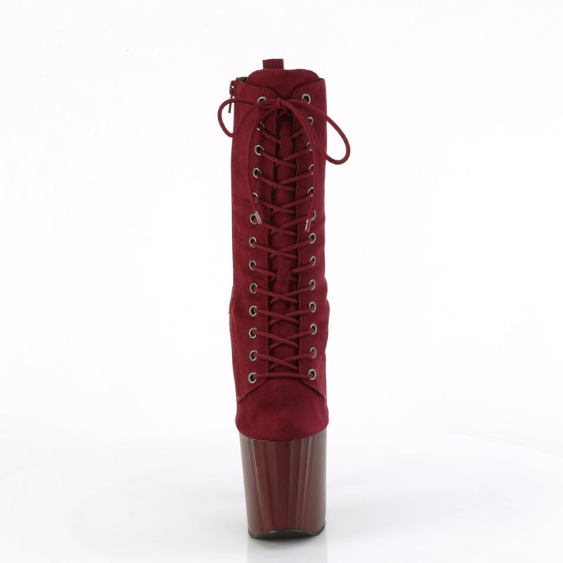 Pleaser Enchant-1040 Stiefel Damen Bordeaux | MIBPYTPRN