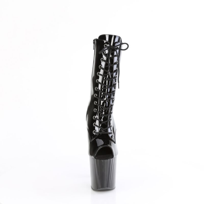 Pleaser Enchant-1041 Stiefel Damen Schwarz | SEGAQOMYK