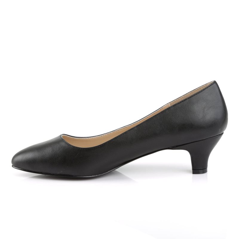 Pleaser Fab-420 Vegan Leather Pumps Damen Schwarz | EYMCACDLP