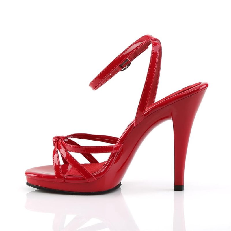 Pleaser Flair-436 Highheels Damen Rot | EOLHAHMKF